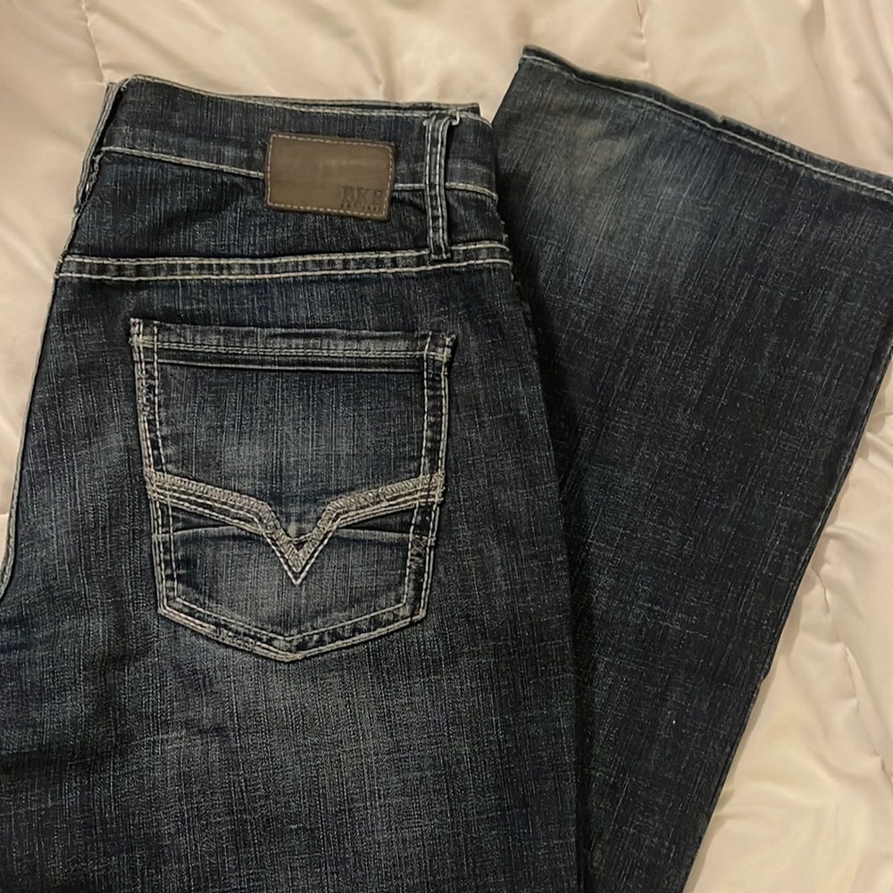 BKE Jake Jeans 34/32 Dark Blue Denim